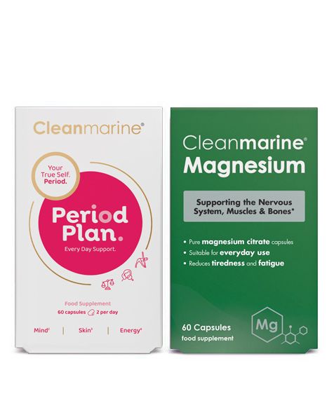 Cleanmarine® Period Plan & Magnesium Twin Pack 