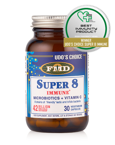 Super 8 Immune Microbiotics +  Vitamin C