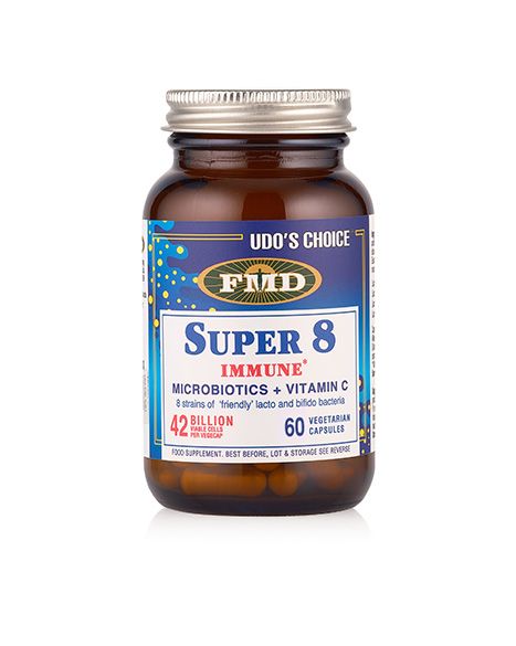 Super 8 Immune Microbiotics +  Vitamin C